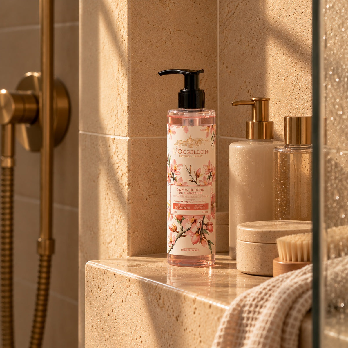 Savon douche de Marseille Fleur de Cerisier