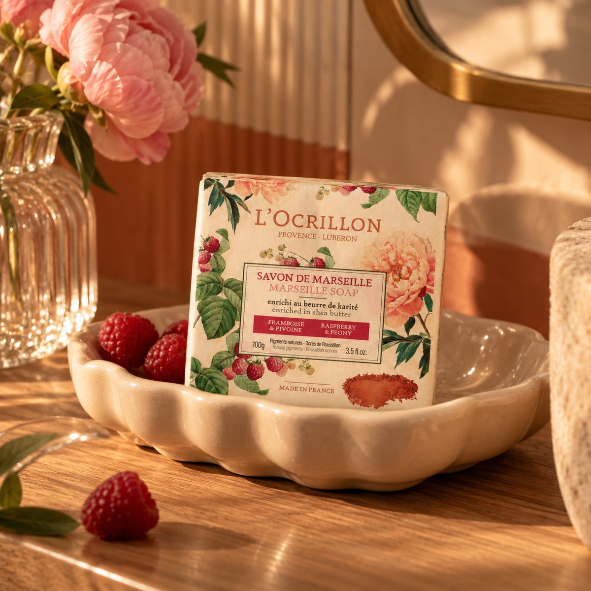 Savon solide Framboise-Pivoine