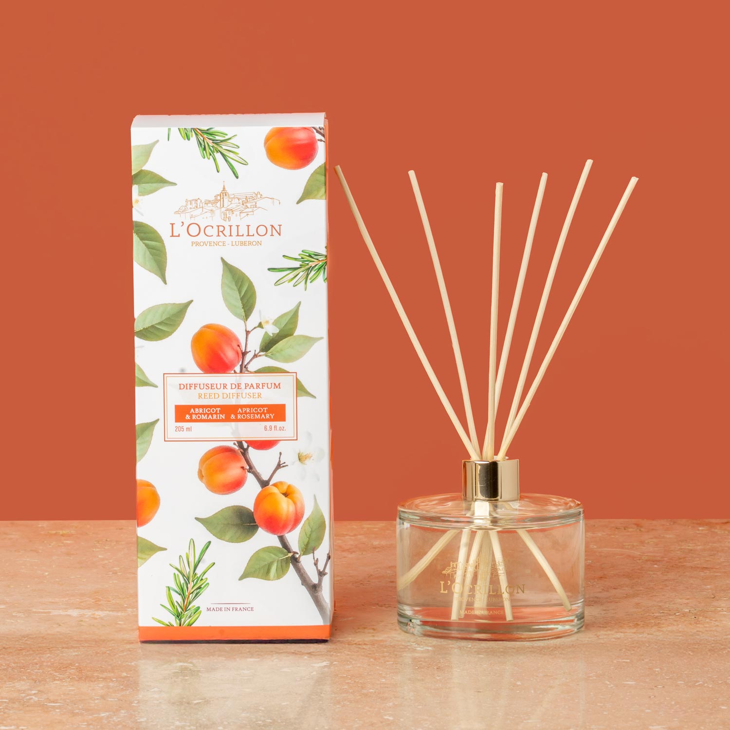 Diffuseur de parfum Abricot-Romarin 205 ml