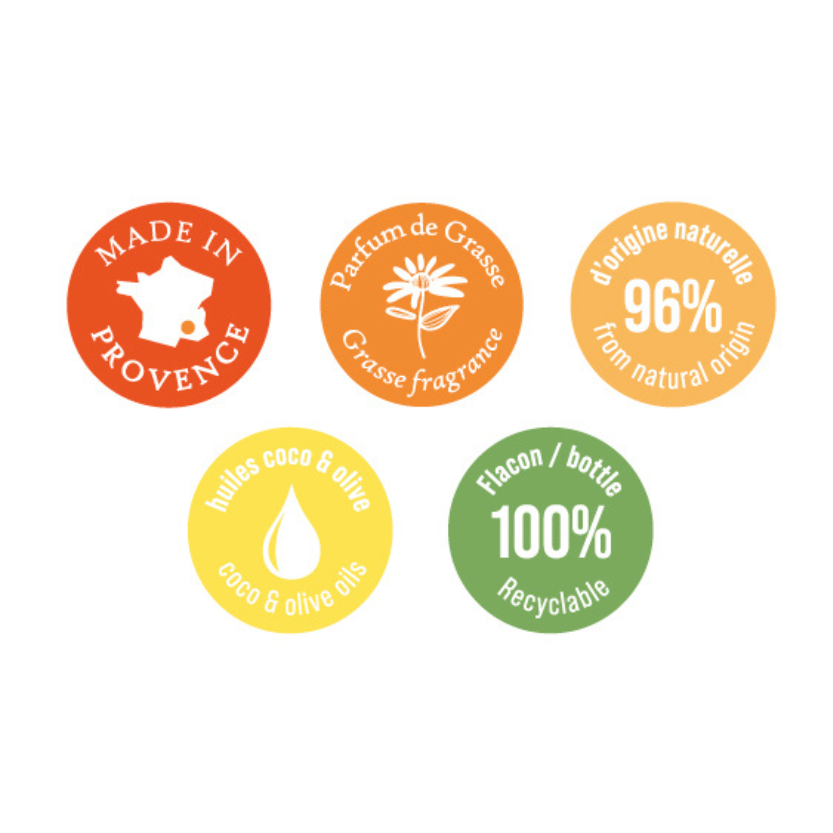Savon douche de Marseille Agrumes