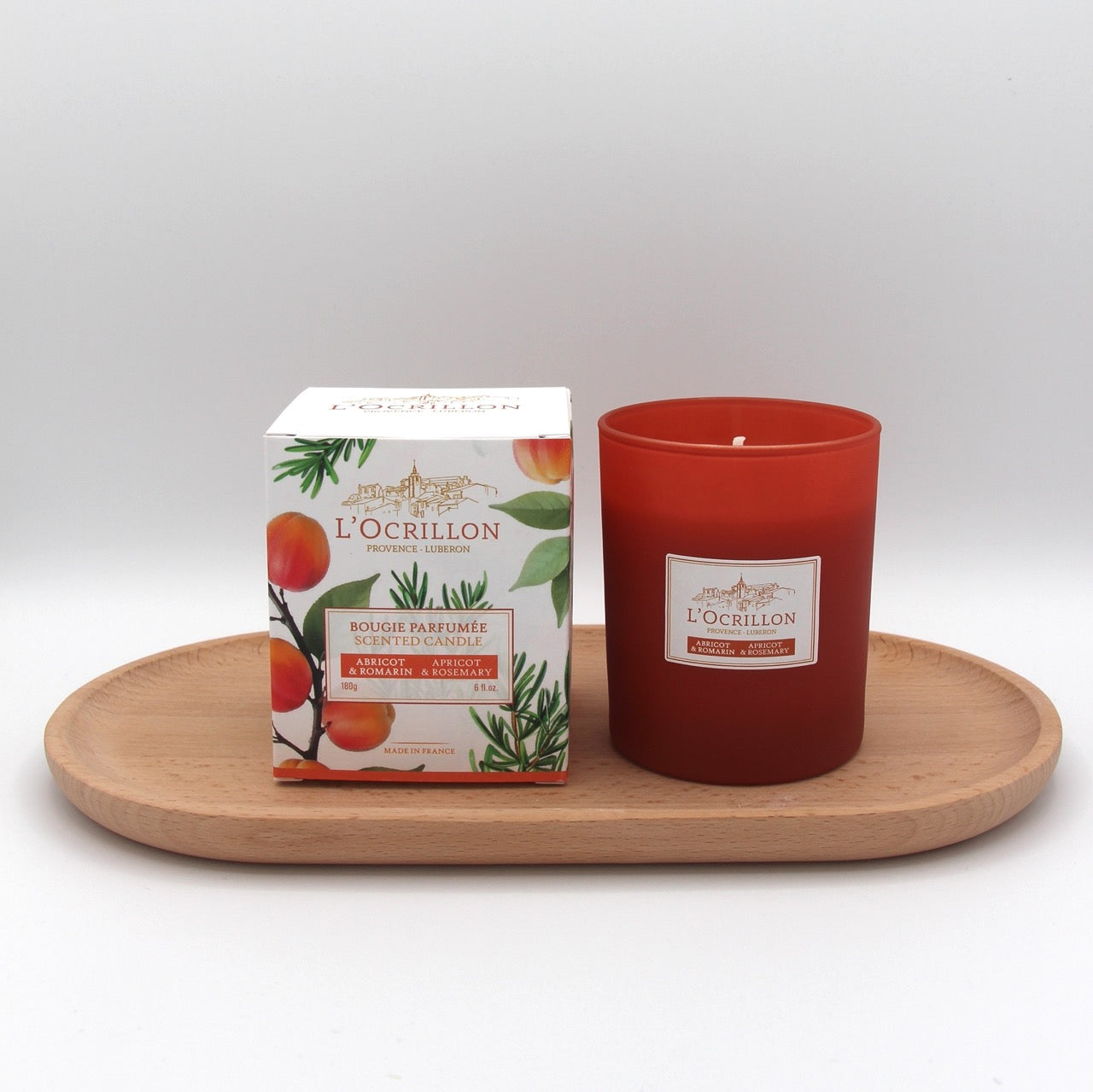 Bougie parfumée Abricot-Romarin