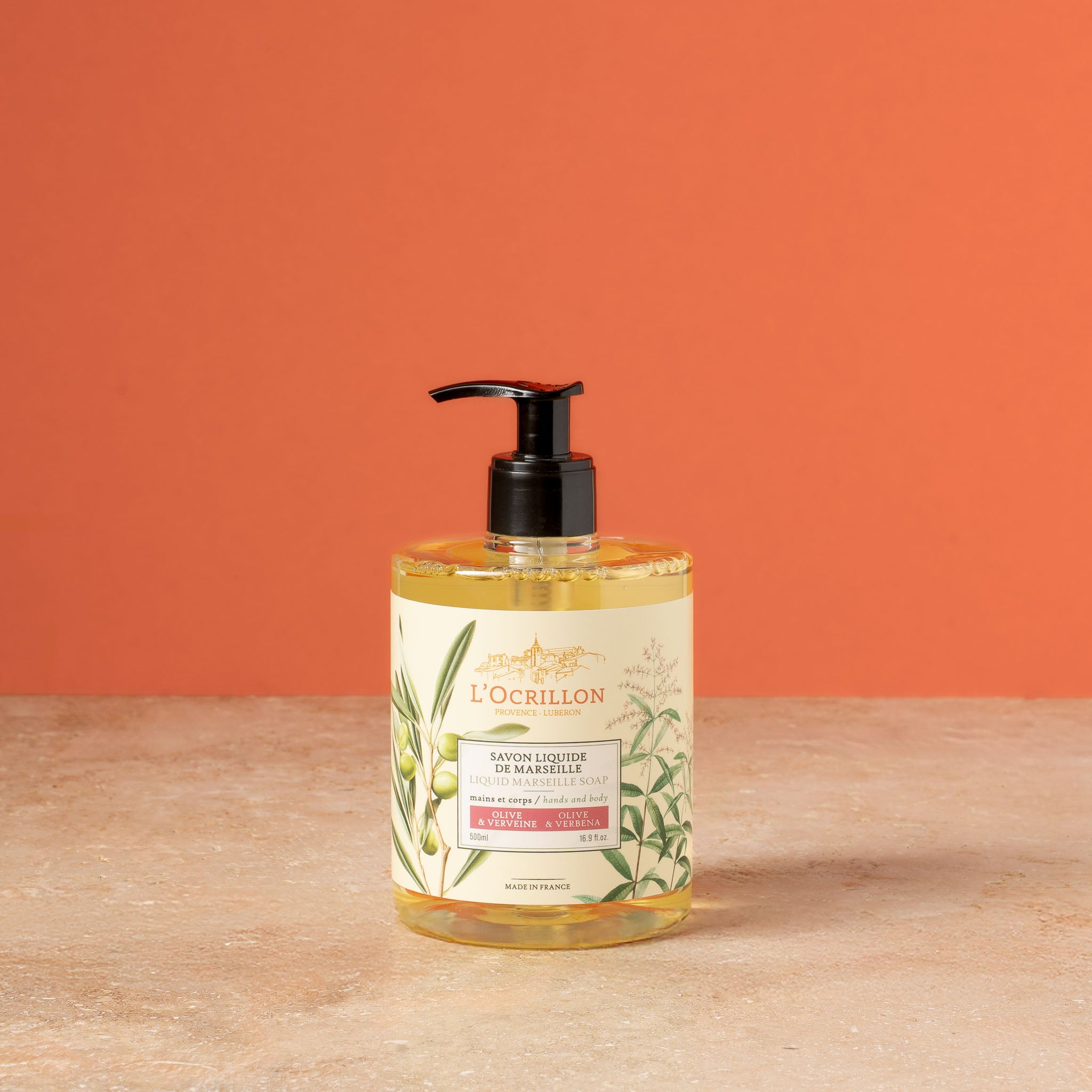 Savon liquide de Marseille Olive-Verveine