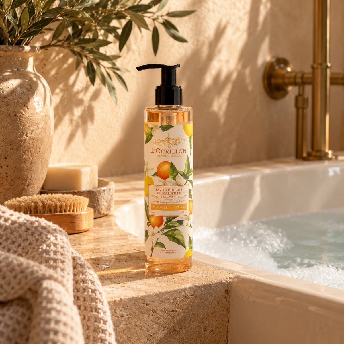 Savon douche de Marseille Agrumes