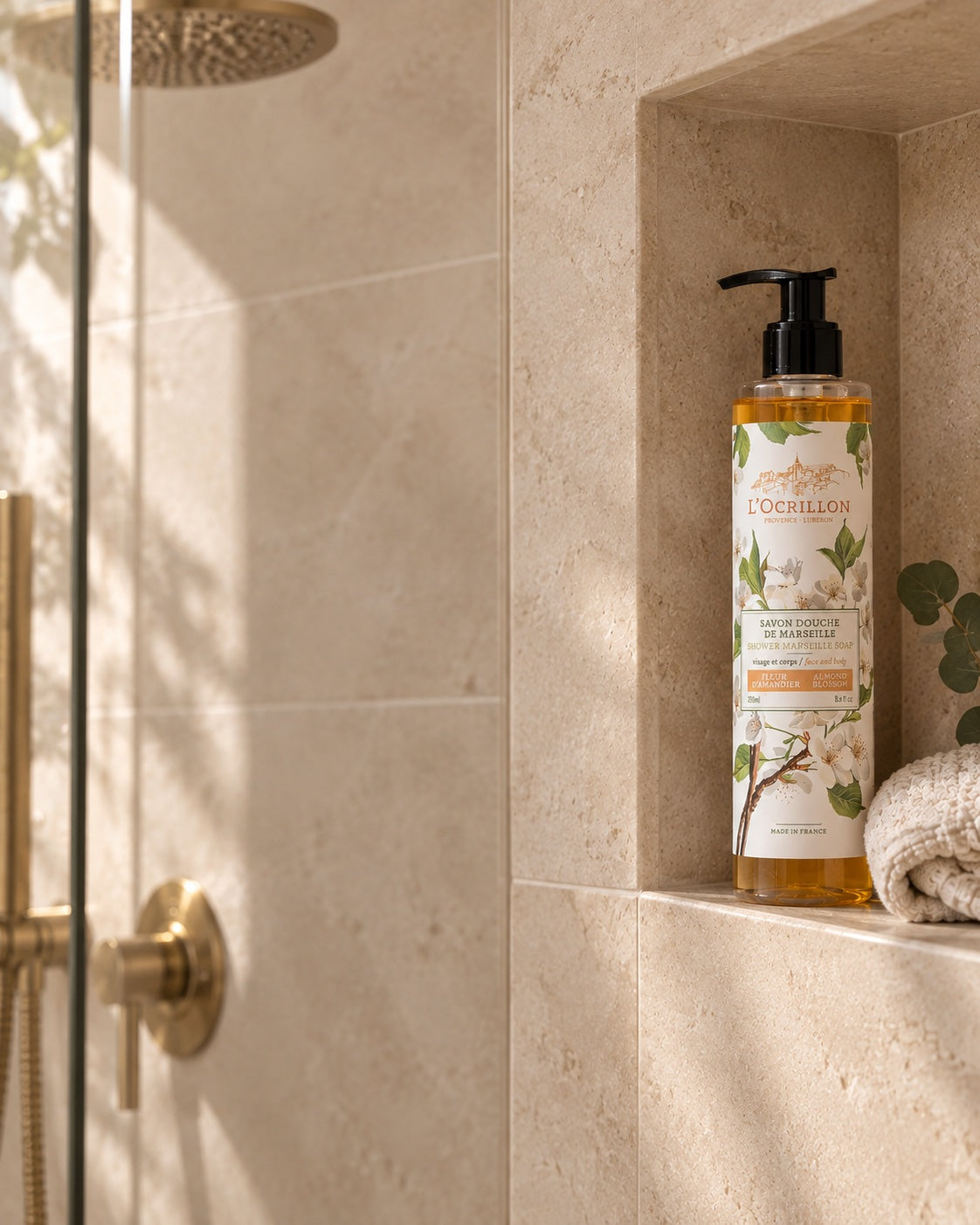 Savon douche de Marseille Fleur d'Amandier