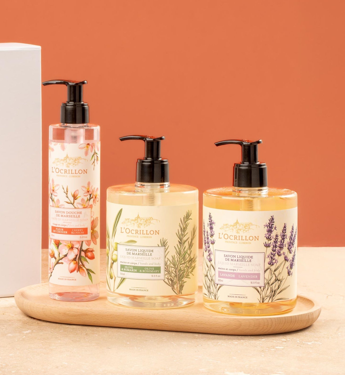 Coffret Savons liquides Jardin