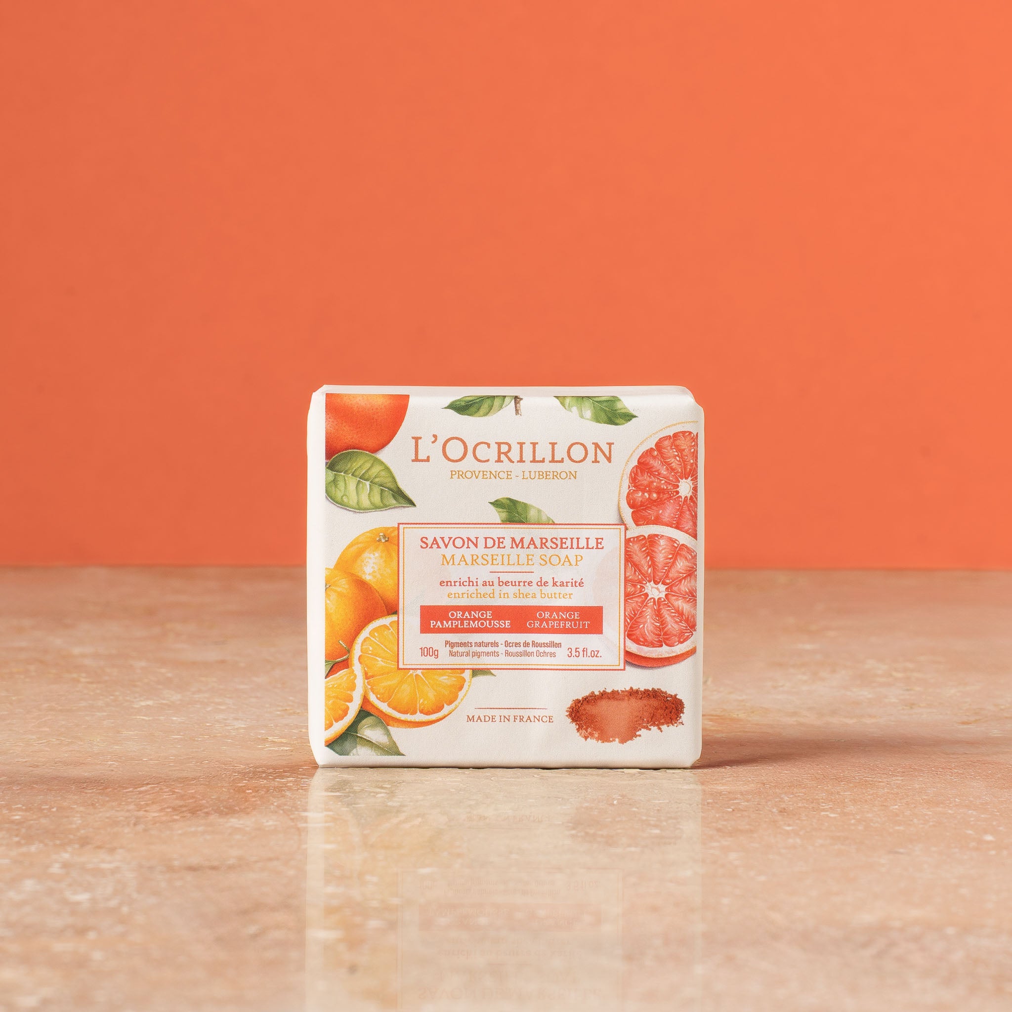Savon solide Orange-Pamplemousse